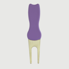 Purple Flower Switchblade Divot Repair Tool