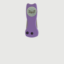 Purple Flower Switchblade Divot Repair Tool